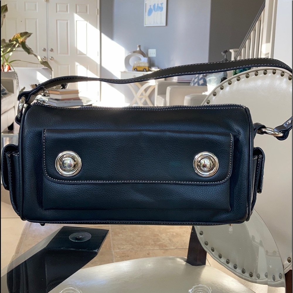 Black Leather shoulder bag